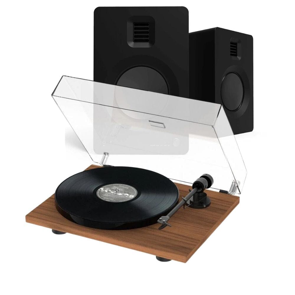 Kanto Audio KA-TUKMW & Pro-Ject E1 Phono Turntable & Speaker Bundle - K&B Audio