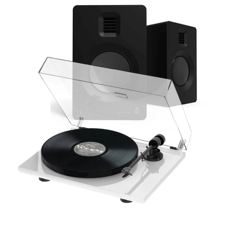 Kanto Audio KA-TUKMW & Pro-Ject E1 Turntable & Speaker Bundle - K&B Audio