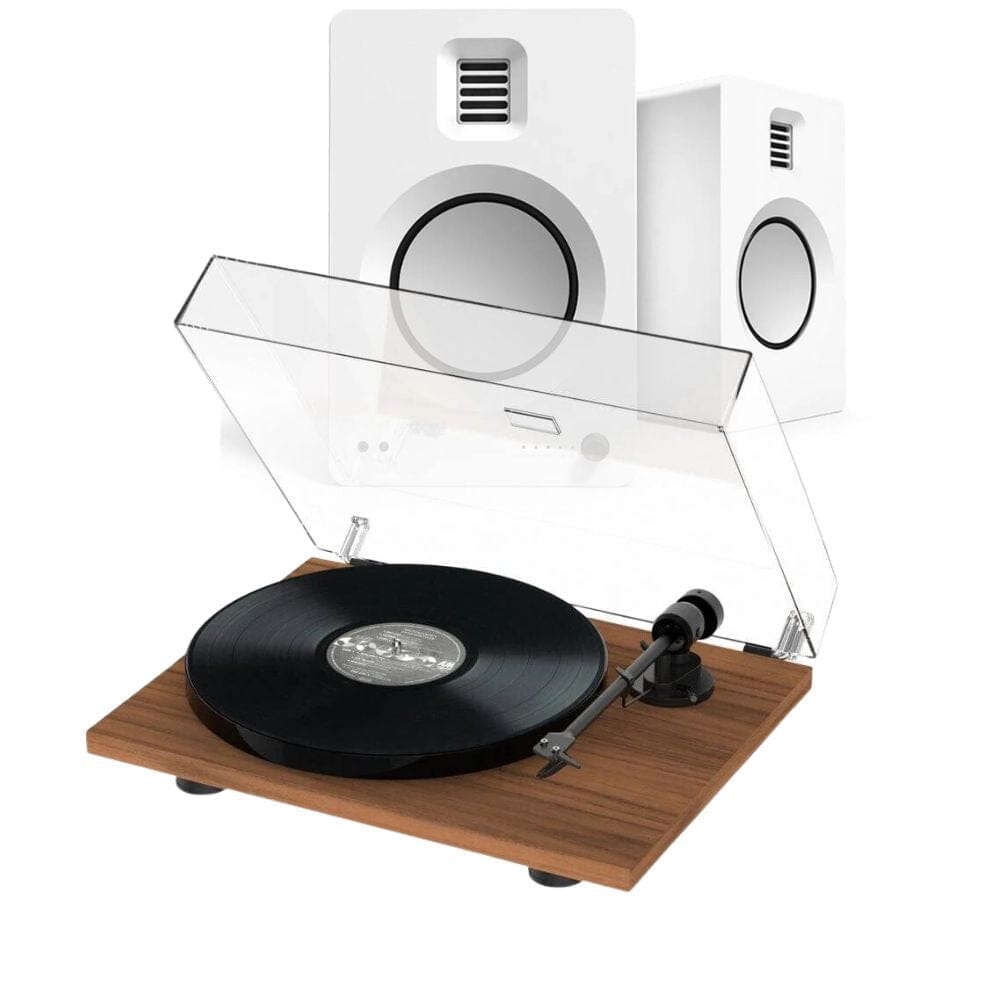 Kanto Audio KA-TUKMW & Pro-Ject E1 Phono Turntable & Speaker Bundle - K&B Audio