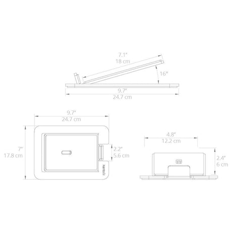Kanto S6 Desktop Speaker Stands for Large Speakers (Pair) - K&B Audio