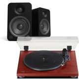 Kanto Audio YU4 & TEAC TN-180BT Bluetooth Turntable with Speakers Bundle - K&B Audio