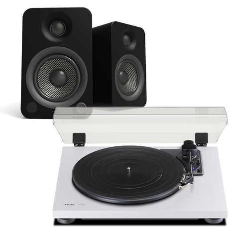 Kanto Audio YU4 & TEAC TN-180BT Bluetooth Turntable with Speakers Bundle - K&B Audio