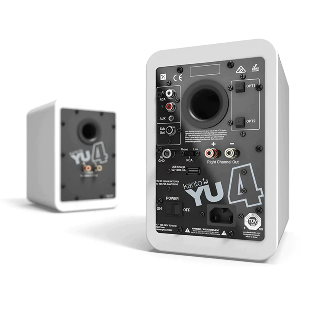 Pro-Ject E1 Turntable + Kanto YU4 Active Bluetooth Speakers - K&B Audio