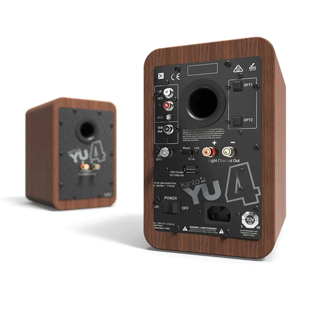 Pro-Ject E1 Turntable + Kanto YU4 Active Bluetooth Speakers - K&B Audio
