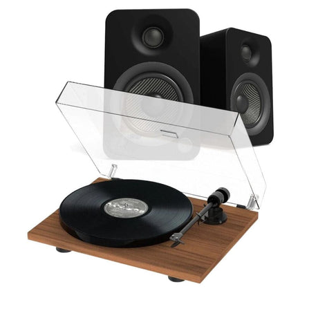 Kanto Audio YU4 & Pro-Ject E1 Phono Turntable & Speaker Bundle - K&B Audio