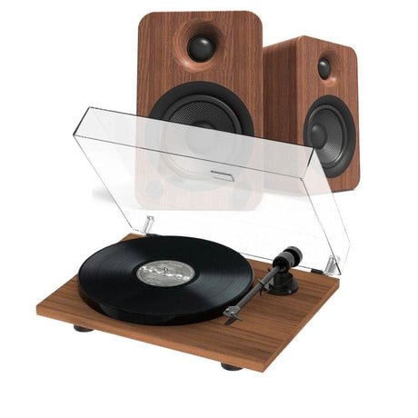 Kanto Audio YU4 & Pro-Ject E1 Phono Turntable & Speaker Bundle - K&B Audio