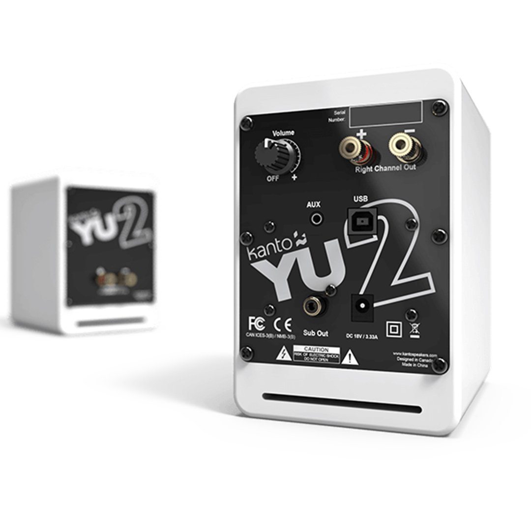 Kanto YU2 3" Active Bookshelf Speakers - K&B Audio