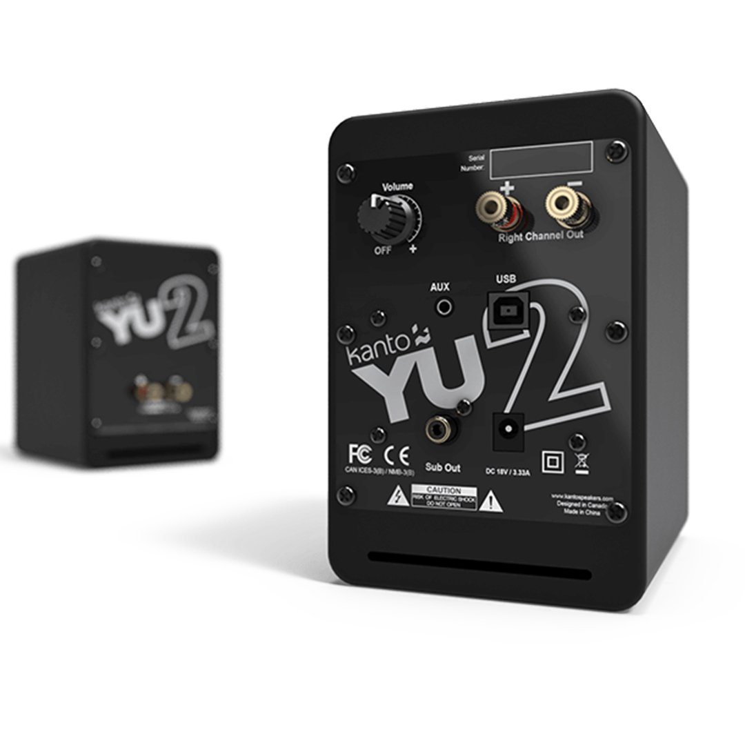 Kanto YU2 3" Active Bookshelf Speakers - K&B Audio