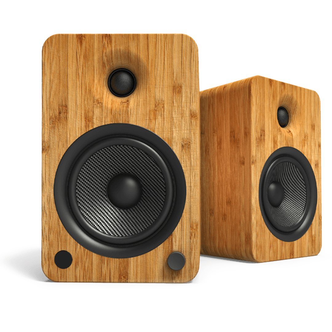 Kanto YU6 5.25" Active Bookshelf Speakers with Bluetooth + Teac PD-301 CD Player with Speakers inc. Bluetooth, DAB Radio & USB - K&B Audio