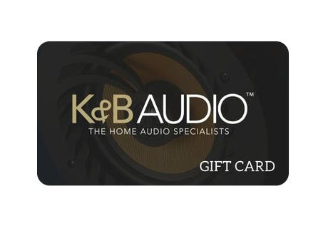 K&B Audio Gift Card (£10 - £250) - K&B Audio