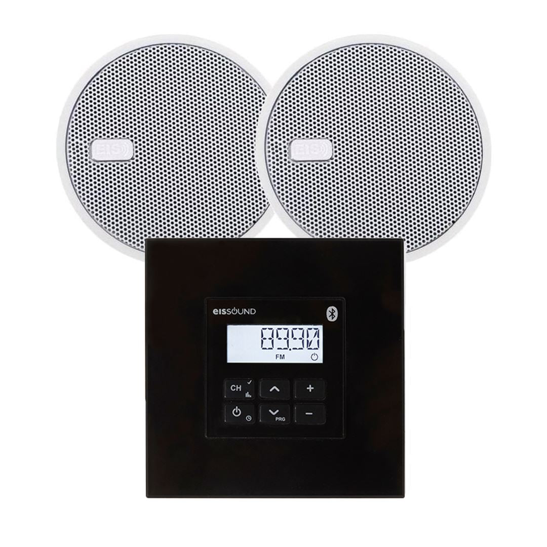 KB Sound In Wall Premium FM/DAB Radio & Bluetooth Ceiling Speaker System (2.5" - 5") - K&B Audio