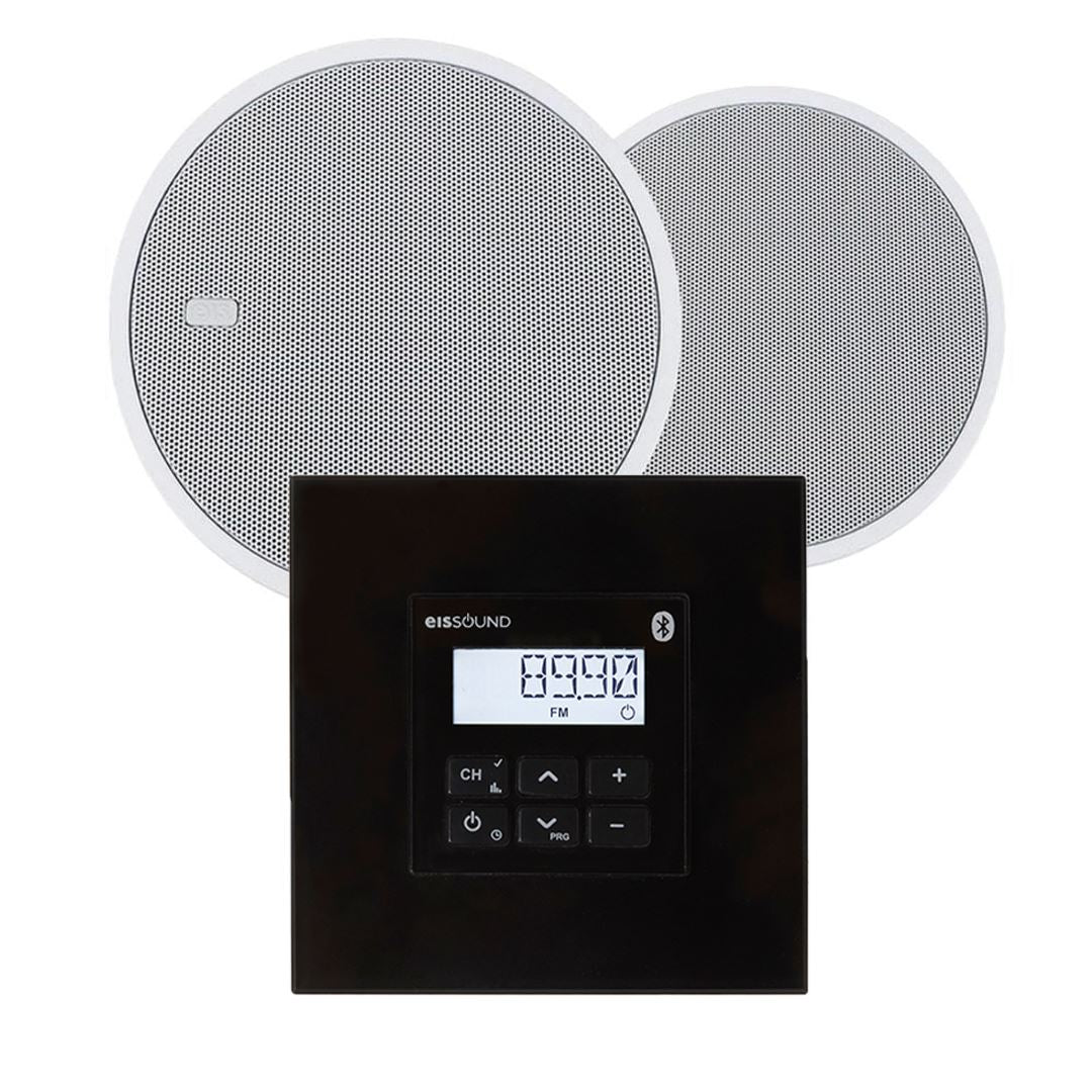 KB Sound In Wall Premium FM/DAB Radio & Bluetooth Ceiling Speaker System (2.5" - 5") - K&B Audio