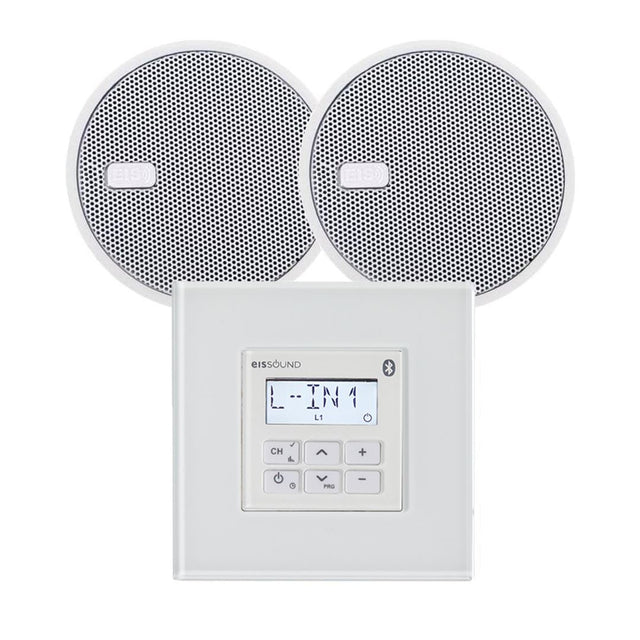 KB Sound In Wall Premium FM/DAB Radio & Bluetooth Ceiling Speaker System (2.5" - 5") - K&B Audio