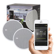 KB Sound Star FM or DAB+ Radio Ceiling Speaker System with Bluetooth & App Control (2.5" - 5") - K&B Audio