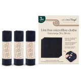 Legend Vinyl Extra Large Vinyl Cleaning Microfibre Cloths - Pack of 3 - K&B Audio