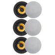Lithe Audio 6 x Bluetooth Ceiling Speaker System (3 Master & 3 Passive) - K&B Audio