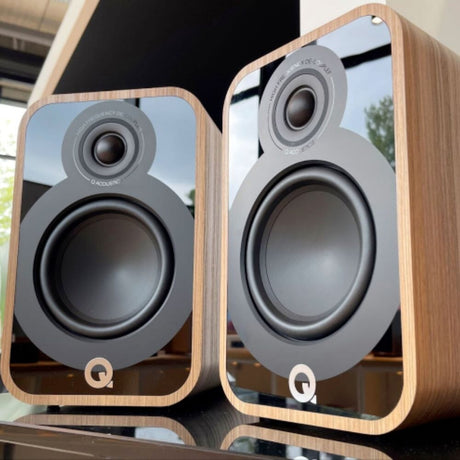 WiiM AMP + Q Acoustics 5020 5" Bookshelf Speakers - K&B Audio