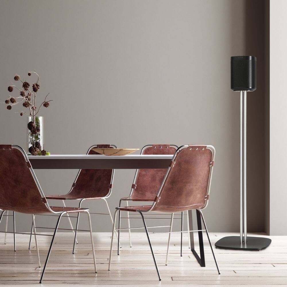 Mountson Premium Floor Stand for Sonos One, One SL & Play:1 - K&B Audio