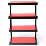 Norstone Esse Hi-Fi Stand - Red - K&B Audio