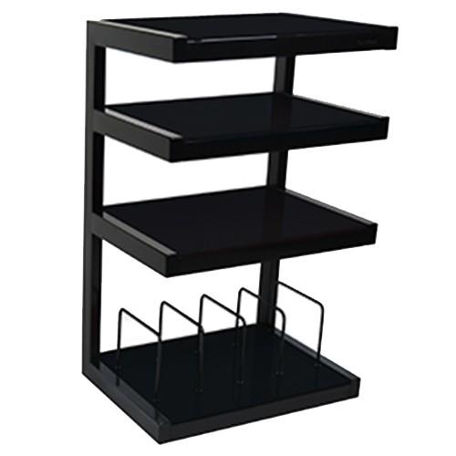 Norstone Esse Hi-Fi Vinyl Stand - Black / Black - K&B Audio