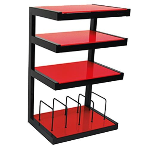 Norstone Esse Hi-Fi Vinyl Stand - Red - K&B Audio