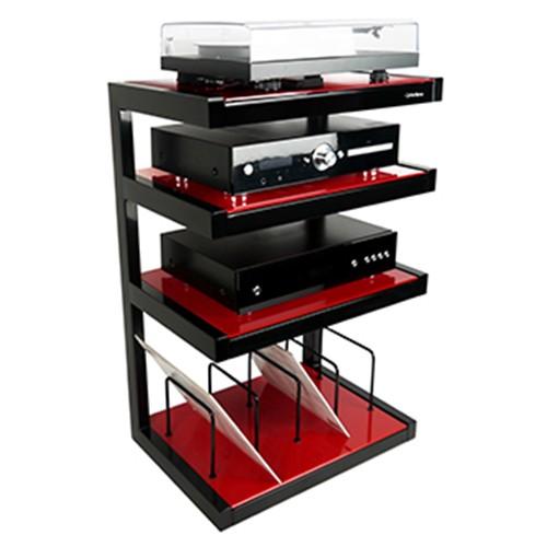 Norstone Esse Hi-Fi Vinyl Stand - Red - K&B Audio