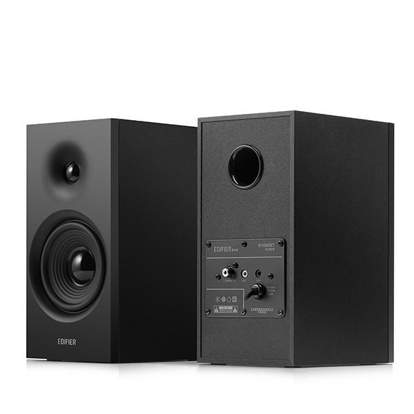 [OPEN BOX] Edifier R1080BT Active Bookshelf Speakers with Bluetooth - Black - K&B Audio
