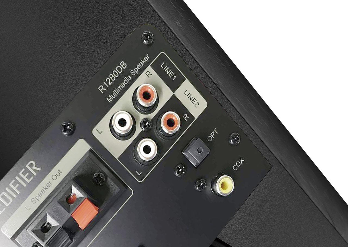 [OPEN BOX] Edifier R1280DB Studio Active Bookshelf Speakers with Bluetooth - Black - K&B Audio