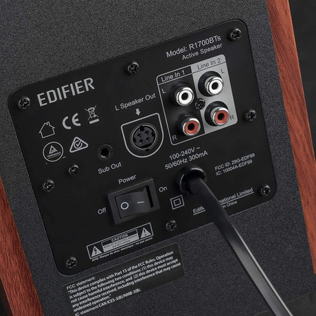 [OPEN BOX] Edifier R1700BTs Active Bookshelf Speakers with Bluetooth - K&B Audio