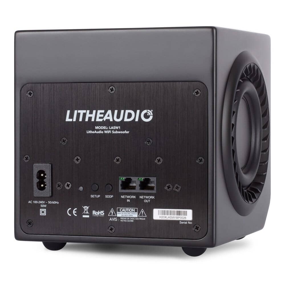 [OPEN BOX] Lithe Audio Wireless Subwoofer with AirPlay 2, Alexa & Chromecast - K&B Audio