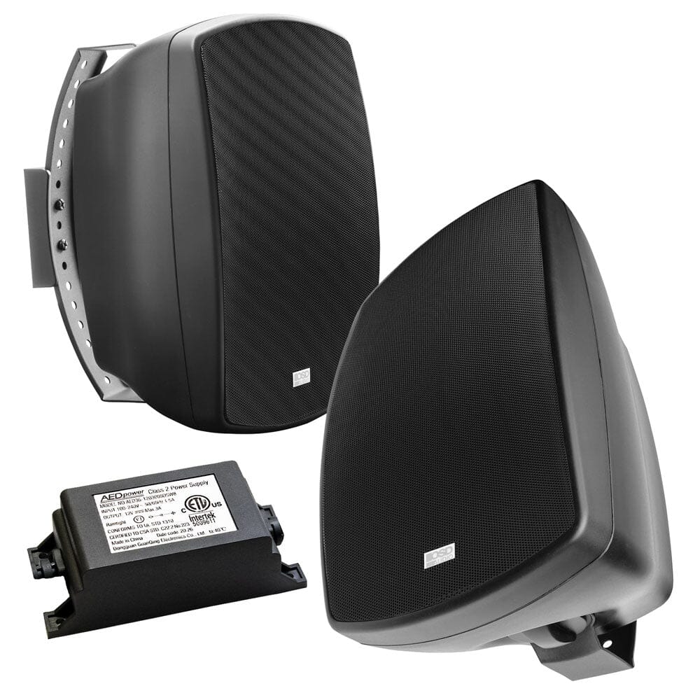 OSD Audio 5.25" Active Bluetooth Outdoor Speakers (Pair) - K&B Audio