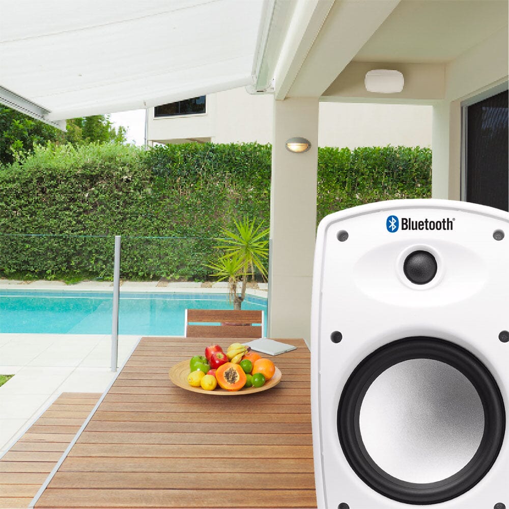 [OPEN BOX] OSD Audio 6.5" Active Bluetooth Outdoor Speakers (Pair) - Black - K&B Audio