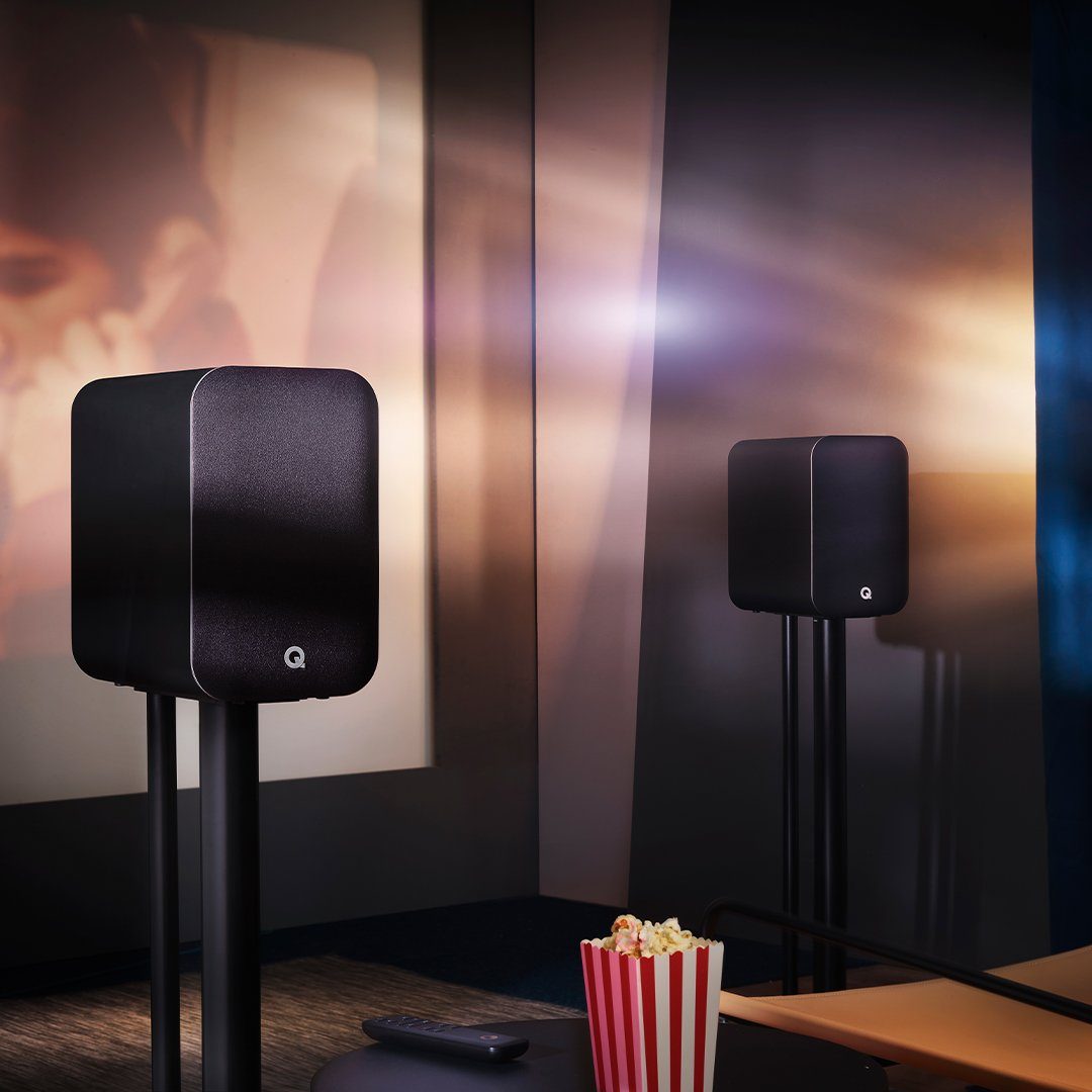 Audio-Technica LP3XBT Automatic Turntable + Q Acoustics M20 Active Bluetooth Speakers - K&B Audio