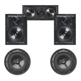 Q Acoustics 5.0 Home Cinema 6.5" Speaker Package - 1 x QI LCR 65RP, 2 x QI65RP & 2 x QI65CP - K&B Audio