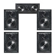 Q Acoustics 5.0 Home Cinema 6.5" Speaker Package - 1 x QI LCR 65RP, 4 x QI65RP - K&B Audio