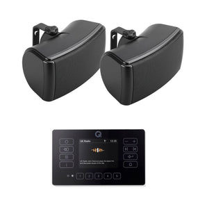 Q Acoustics E120 4.5" Outdoor Speaker System with Bluetooth & DAB Radio - K&B Audio