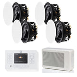 Q Acoustics E120 6.5" Ceiling Speaker HiFi System with Subwoofer - K&B Audio