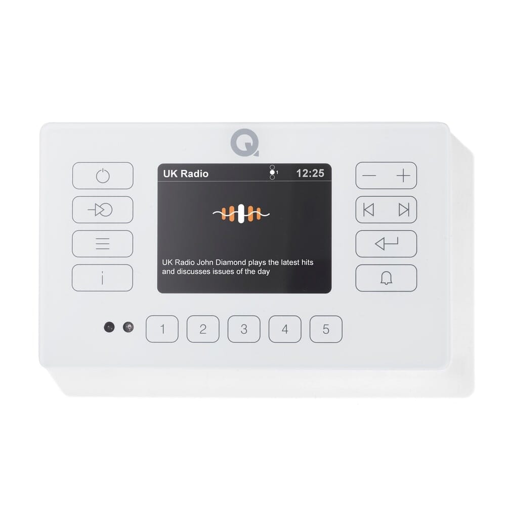 Q Acoustics E120 6.5" In Wall Speaker Hi-Fi System with Bluetooth/DAB+/FM - K&B Audio