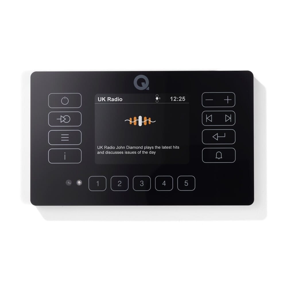 Q Acoustics E120 6.5" In Wall Speaker Hi-Fi System with Bluetooth/DAB+/FM - K&B Audio