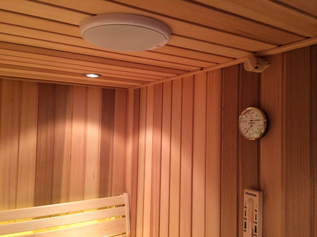 Q Acoustics E120 5" Ceiling Speaker System with FM/DAB Radio + Bluetooth for Sauna / Wet Rooms - K&B Audio