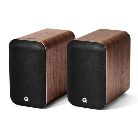 Q Acoustics M20 130W Powered Bookshelf Speakers with Bluetooth, USB, RCA, Optical, Sub Out - K&B Audio