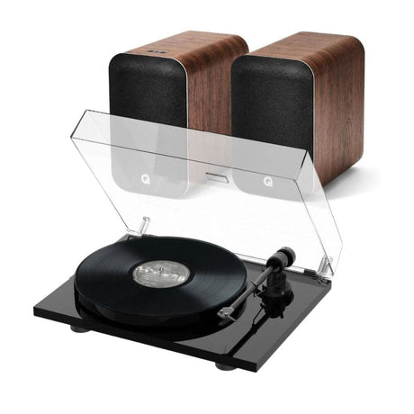 Pro-Ject E1 Phono Turntable + Q Acoustics M20 Active Bluetooth Speakers - K&B Audio