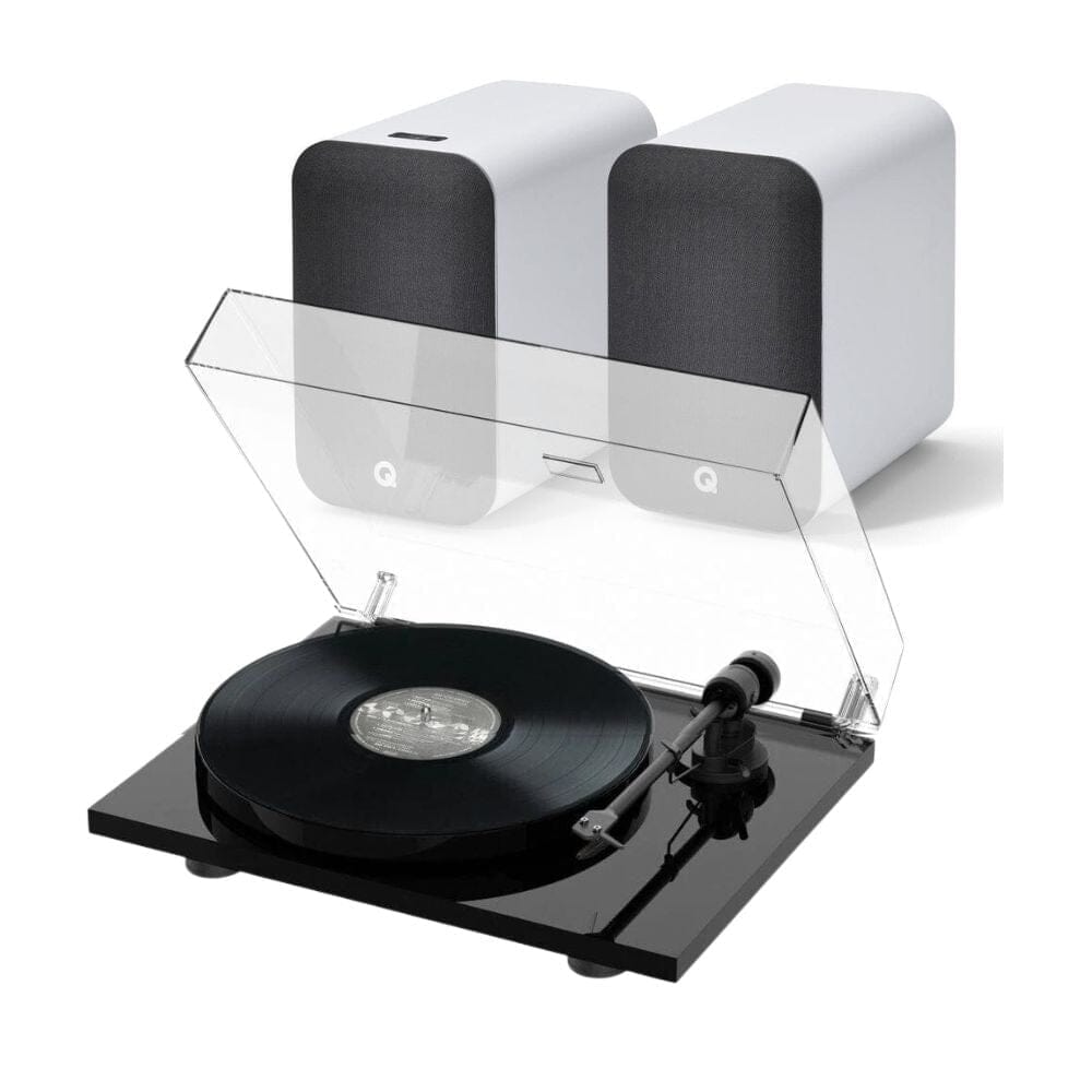 Q Acoustics M20 & Pro-Ject E1 Phono Turntable & Speaker Bundle - K&B Audio