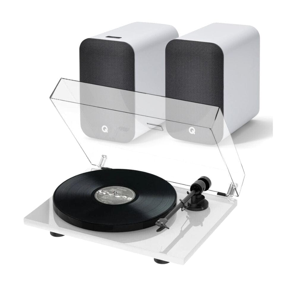 Q Acoustics M20 & Pro-Ject E1 Phono Turntable & Speaker Bundle - K&B Audio