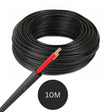 QED QX16/2 - 2 Core Outdoor Speaker Cable - Black (10m) - K&B Audio