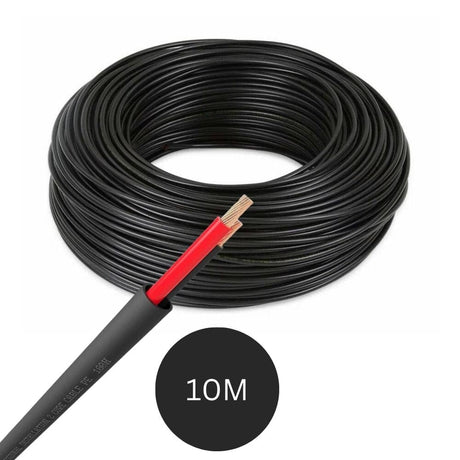 QED QX16/2 - 2 Core Outdoor Speaker Cable - Black (10m) - K&B Audio
