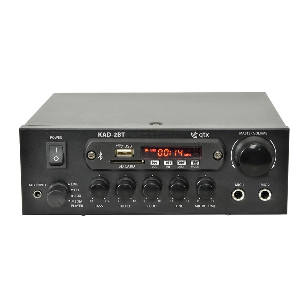 QTX KAD-2BT 6.5" Outdoor Speaker System with Bluetooth & FM Radio - K&B Audio