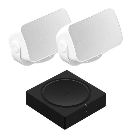 Sonos AMP with 2 x Sonos Outdoor Speakers - K&B Audio