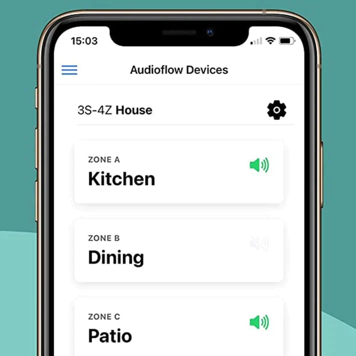 Sonos AMP + Audioflow 2 Way Speaker Selector Switch + 2 x Sonos In Ceiling Speaker Pair - K&B Audio