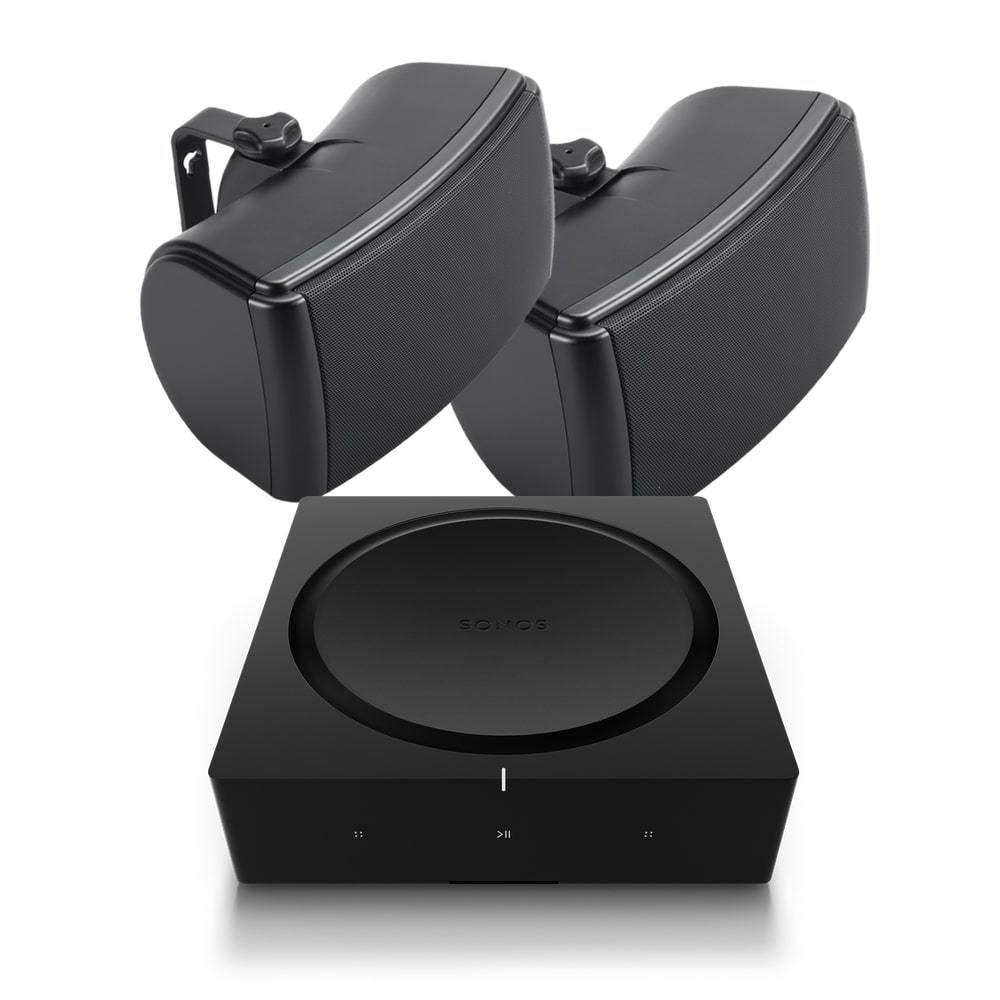 Sonos AMP with Q Acoustics 4.5" Outdoor Speakers (QI45EW) - K&B Audio